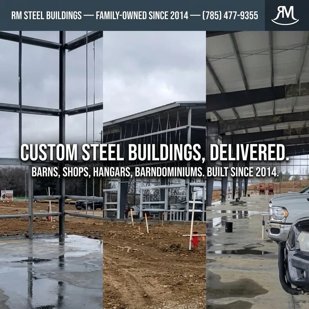 Custom Steel Buildings Since 2014